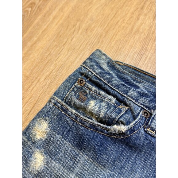 Y2K Abercrombie & Fitch Jorts Berbumda Shorts Low Rise 13" Inseam Size 2 - Picture 7 of 9